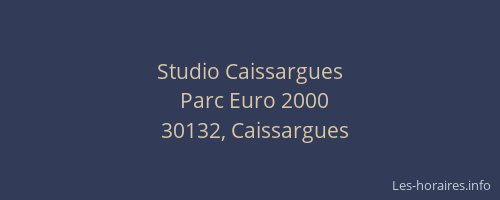 Studio Caissargues
