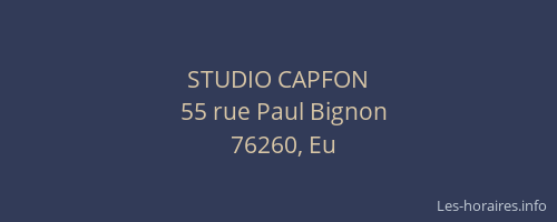 STUDIO CAPFON