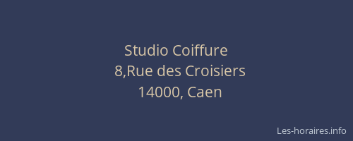 Studio Coiffure