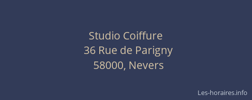 Studio Coiffure