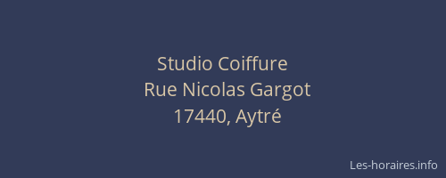 Studio Coiffure