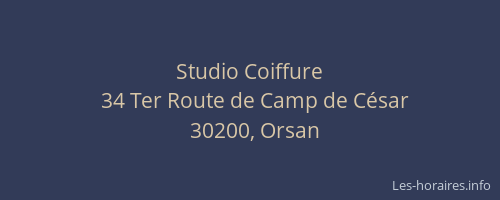 Studio Coiffure