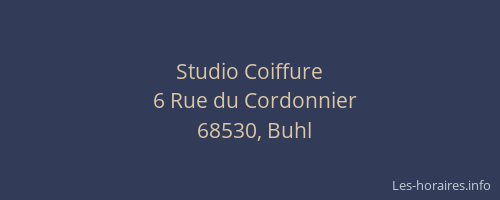 Studio Coiffure