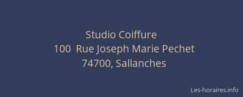 Studio Coiffure