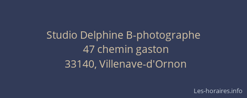 Studio Delphine B-photographe