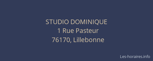 STUDIO DOMINIQUE