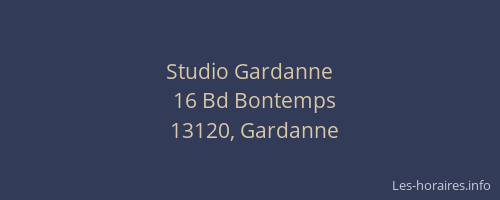 Studio Gardanne