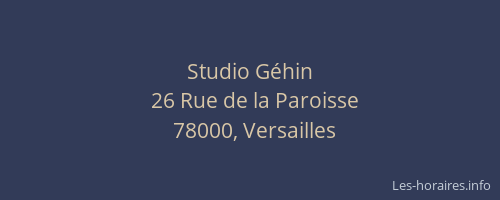 Studio Géhin