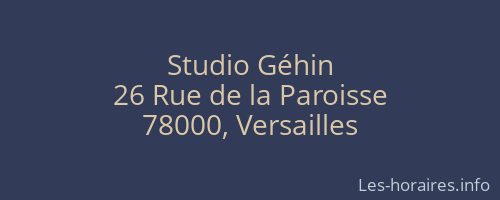 Studio Géhin