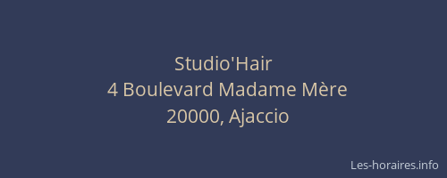Studio'Hair