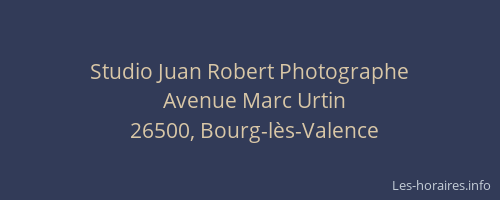 Studio Juan Robert Photographe
