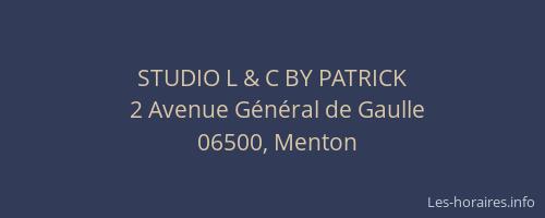 STUDIO L & C BY PATRICK