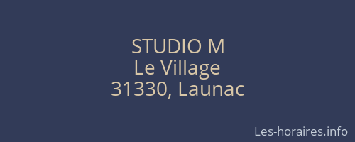 STUDIO M