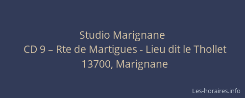 Studio Marignane