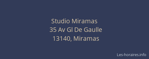 Studio Miramas