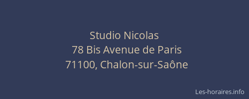 Studio Nicolas