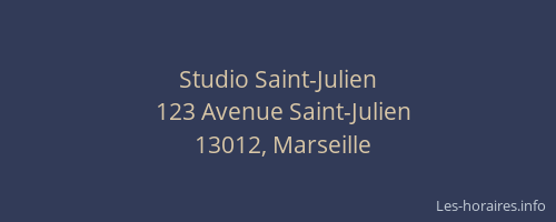 Studio Saint-Julien
