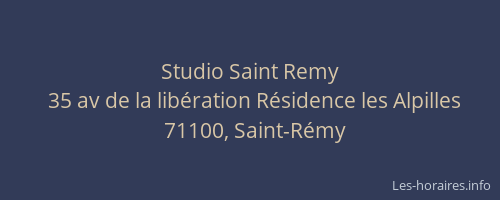 Studio Saint Remy