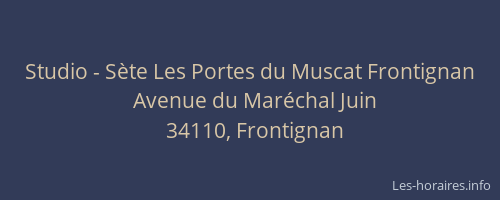 Studio - Sète Les Portes du Muscat Frontignan
