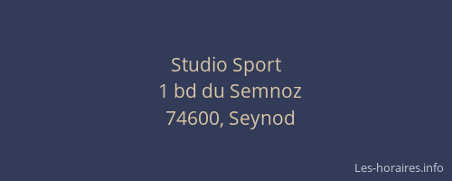 Studio Sport
