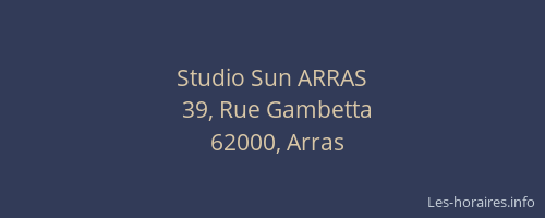 Studio Sun ARRAS