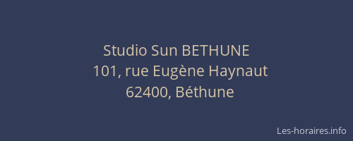 Studio Sun BETHUNE