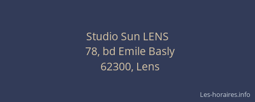 Studio Sun LENS