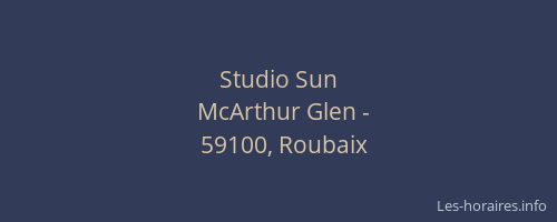 Studio Sun