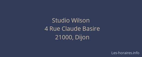 Studio Wilson
