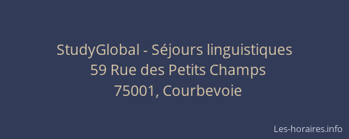 StudyGlobal - Séjours linguistiques