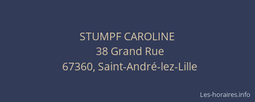 STUMPF CAROLINE