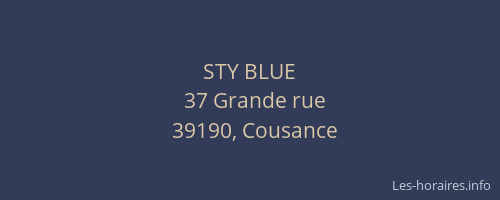 STY BLUE