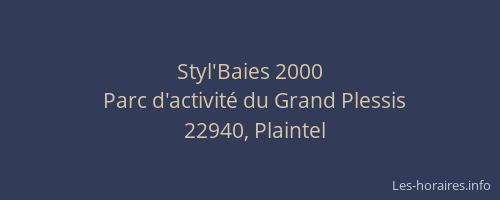 Styl'Baies 2000