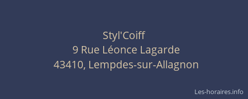 Styl'Coiff
