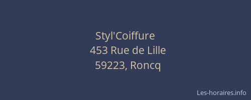 Styl'Coiffure