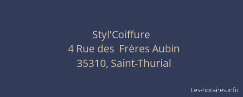 Styl'Coiffure