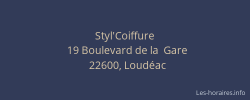 Styl'Coiffure