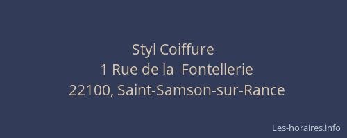 Styl Coiffure