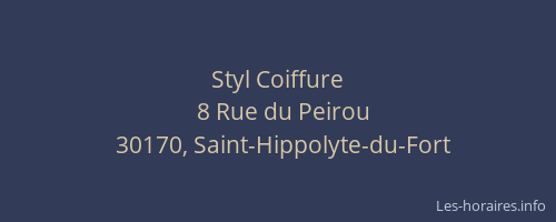 Styl Coiffure