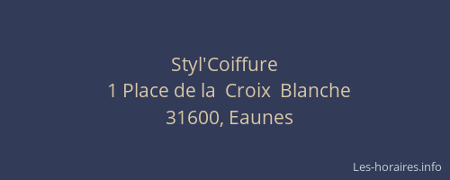 Styl'Coiffure