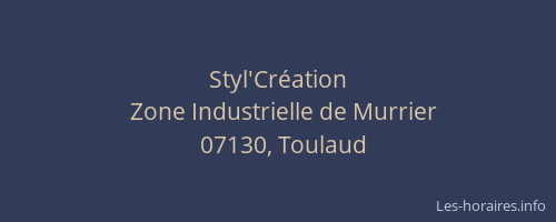 Styl'Création