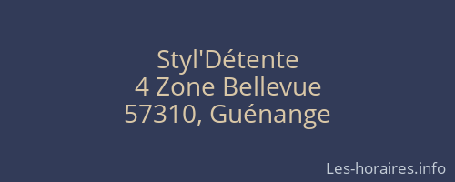 Styl'Détente