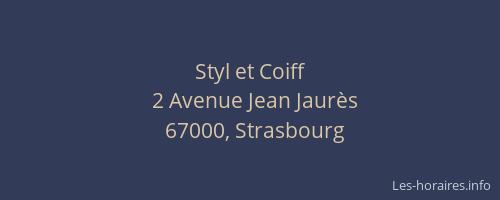 Styl et Coiff