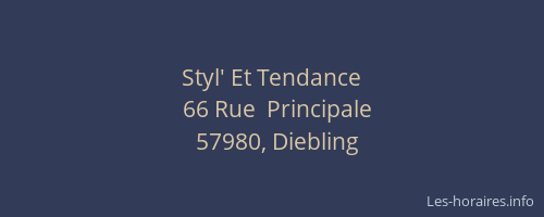 Styl' Et Tendance