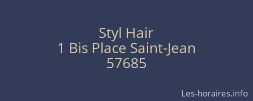 Styl Hair