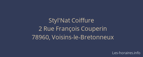 Styl'Nat Coiffure