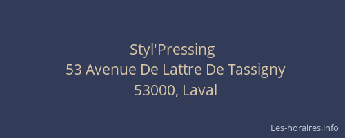 Styl'Pressing