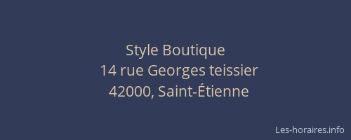 Style Boutique