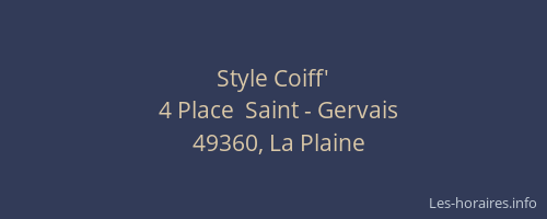 Style Coiff'