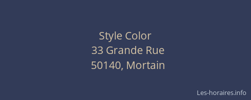 Style Color